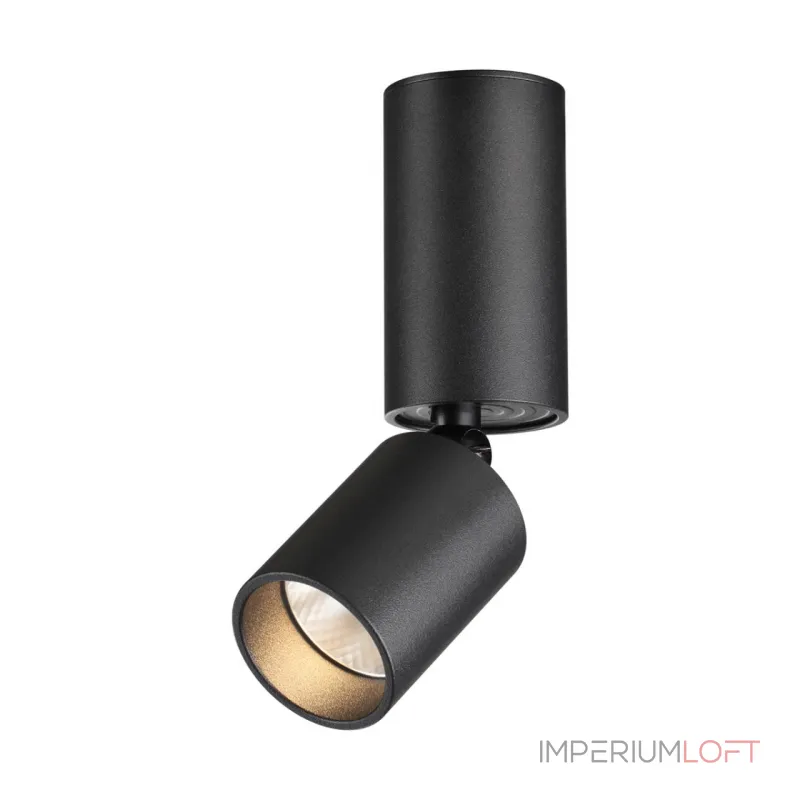 Светильник накладной светодиодный IP20 LED 5W 85-265V 3000K 600Лм TUBO 359315 OVER NT24 000 Черный от ImperiumLoft