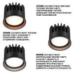 Модуль светодиодный с переключателем цветовой температуры и мощности Novotech Diod 359819 от ImperiumLoft