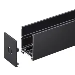 Шинопровод накладной/подвесной в комплекте заглушки 2шт крышка и соединительная планка 1шт Novotech Vector 135300 от ImperiumLoft