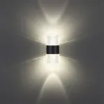 Светильник ландшафтный настенный IP65 LED 14W 4000K 175-265V ESTIMA 359294 STREET NT24 000 Черный от ImperiumLoft