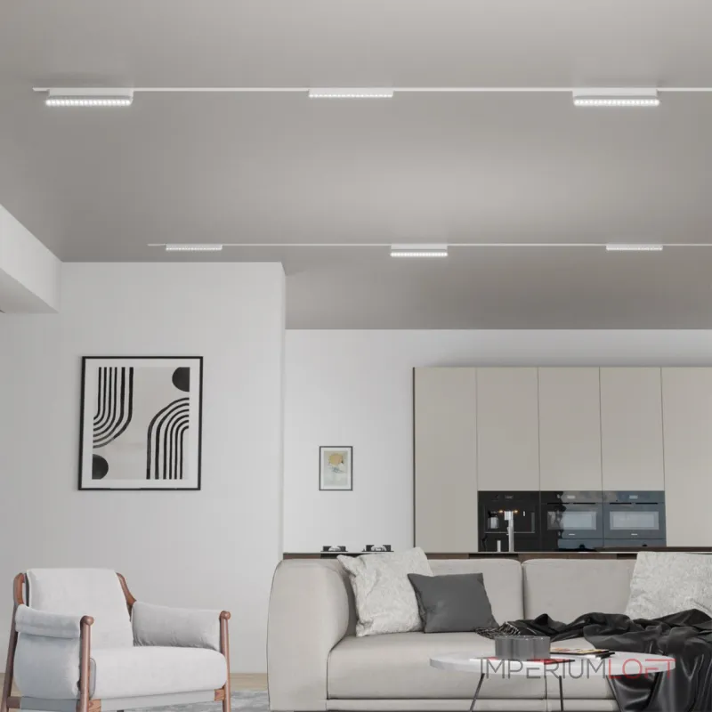 Трековый светильник SMAL Novotech SHINO NT23 047 359245 IP20 LED 18W 48V 1710Лм 3000К SMAL Прозрачный от ImperiumLoft