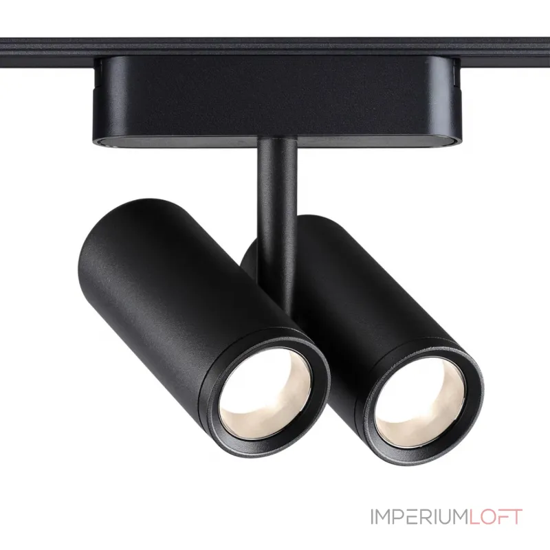 Трековый светильник SMAL Novotech SHINO NT23 051 359108 IP20 LED 4000K 2*8W 48V 1360Лм SMAL Чёрный от ImperiumLoft