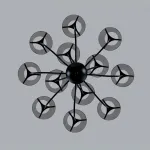 Люстра на штанге Lumion Moderni 6570/12C