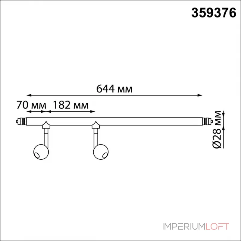 Светильник Novotech Konst 6636/6WL от ImperiumLoft