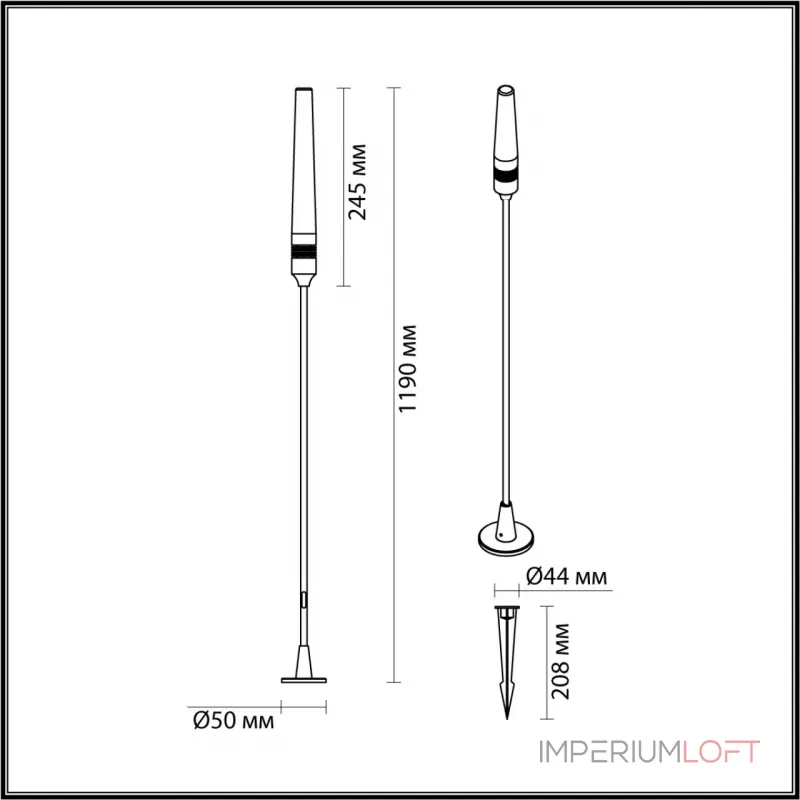 Уличный светильник Odeon Light Nature 7768/56L от ImperiumLoft Уличный светильник Odeon Light Nature 7768/56L от ImperiumLoft