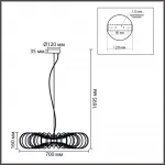 Подвесной светильник Lumion Ledio 8301/10L