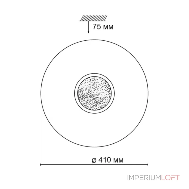 Накладной светильник Sonex Lazana 2074/DL Цвет арматуры хром Цвет плафонов белый от ImperiumLoft