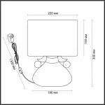 Настольная лампа Lumion MODERNI LN23 127 5668/1T E27 40W 220V JUNIA Коричневый от ImperiumLoft