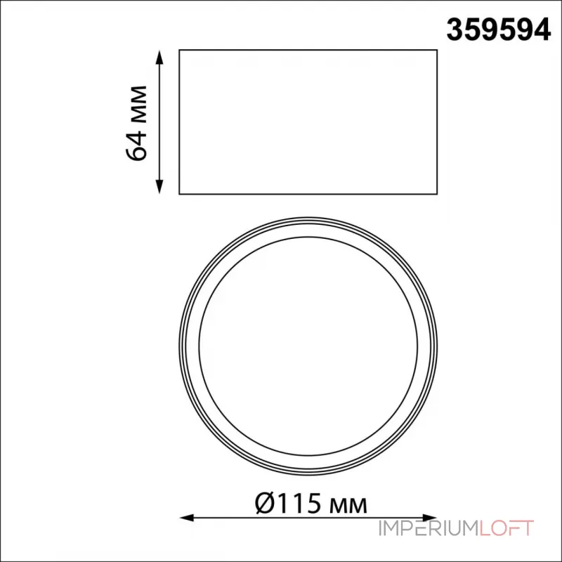 Светильник накладной светодиодный с переключателем цветовой температуры Novotech Over 359594 от ImperiumLoft Светильник накладной светодиодный с переключателем цветовой температуры Novotech Over 359594 от ImperiumLoft