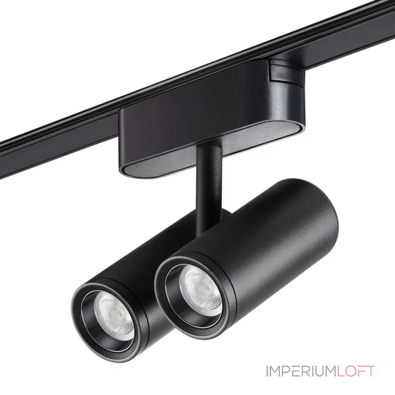 Трековый светильник SMAL Novotech SHINO NT23 051 359108 IP20 LED 4000K 2*8W 48V 1360Лм SMAL Чёрный от ImperiumLoft
