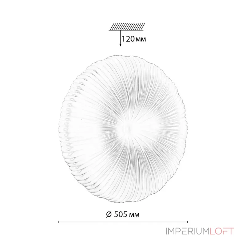 Настенно-потолочный светильник Сонекс Pale 7678/ELN от ImperiumLoft