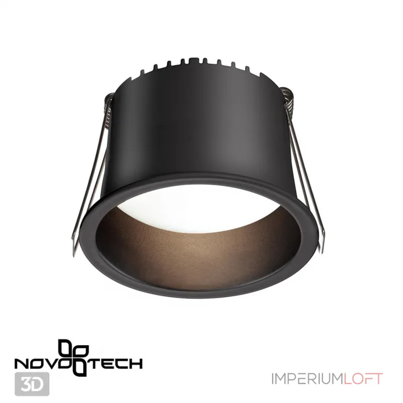 Светильник встраиваемый светодиодный IP20 LED 4000К 9W 220V TRAN 358900 SPOT NT22 283 Черный от ImperiumLoft Светильник встраиваемый светодиодный IP20 LED 4000К 9W 220V TRAN 358900 SPOT NT22 283 Черный от ImperiumLoft