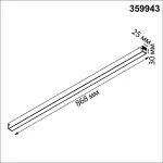 Трековый смарт-светильник диммир. со сменой цв.температуры (управление - пульт ДУ/Tuya Smart Life) Novotech Vector 359943 от ImperiumLoft