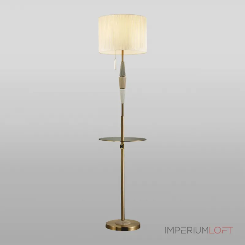 Напольный светильник Odeon Light CLASSIC ODL_EX24 77 5403/1F E27 1*60W LATTE Белый от ImperiumLoft