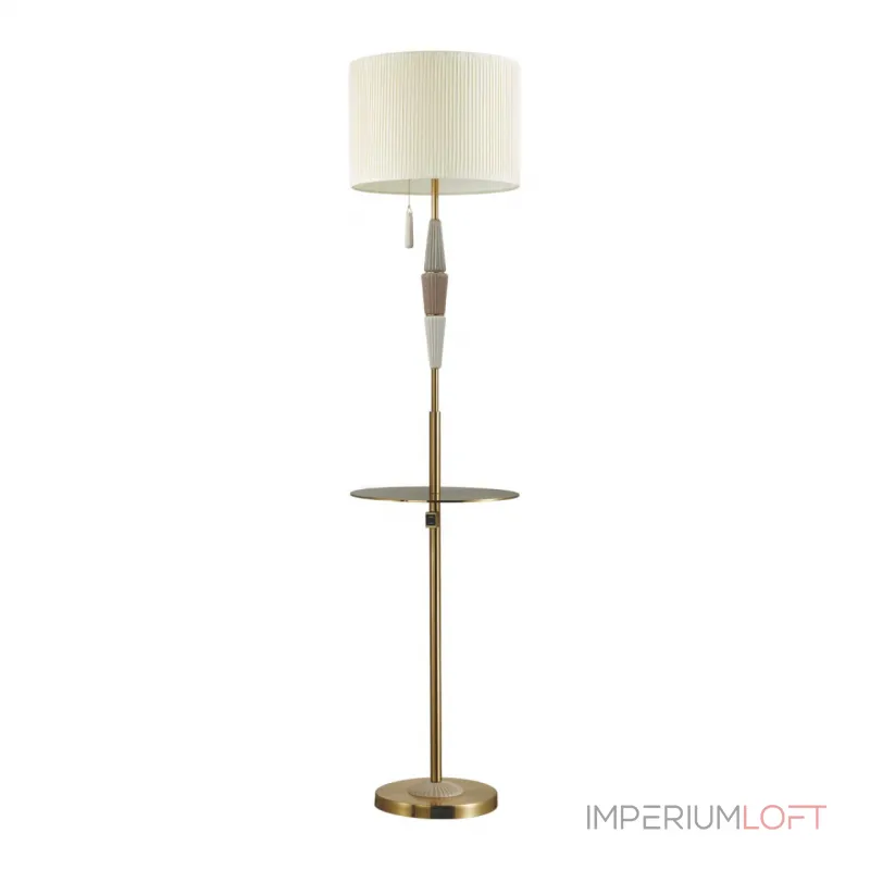 Напольный светильник Odeon Light CLASSIC ODL_EX24 77 5403/1F E27 1*60W LATTE Белый от ImperiumLoft