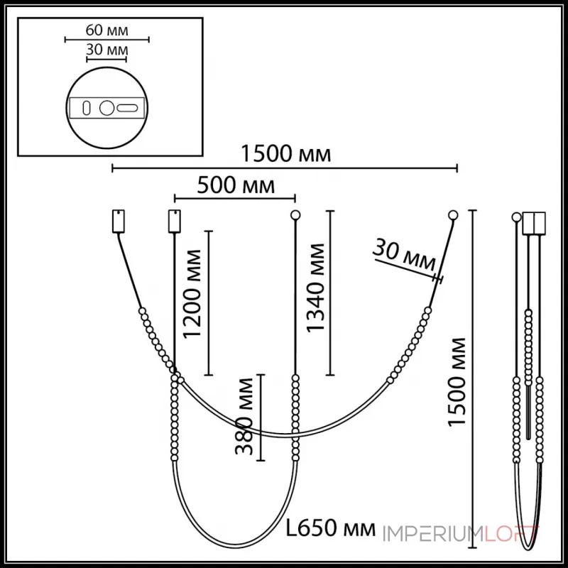 Подвесной светильник Odeon light Hightech 7149/24CL