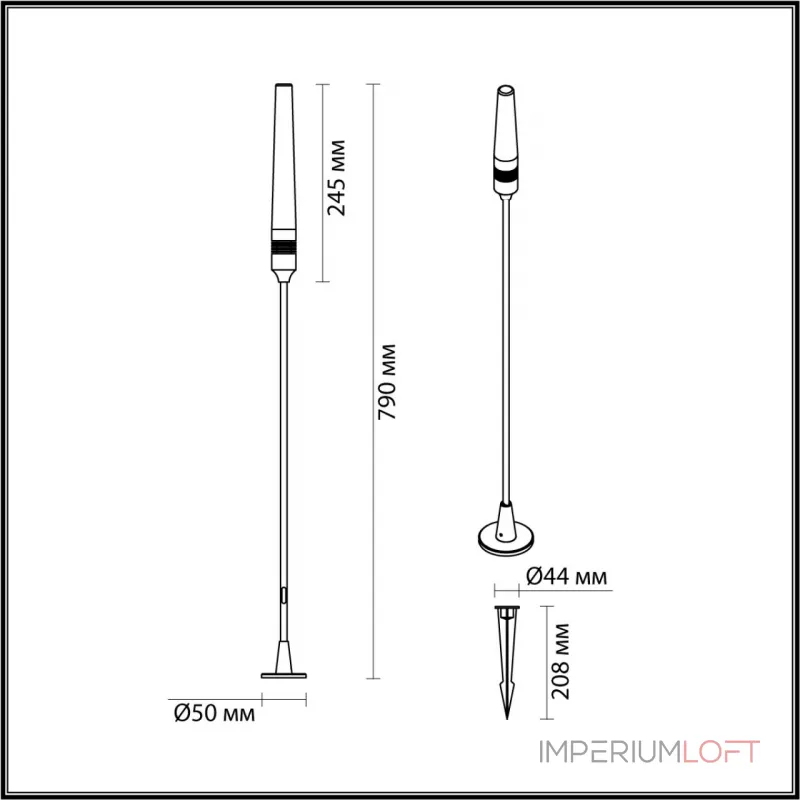 Уличный светильник Odeon Light Nature 7769/56L от ImperiumLoft Уличный светильник Odeon Light Nature 7769/56L от ImperiumLoft