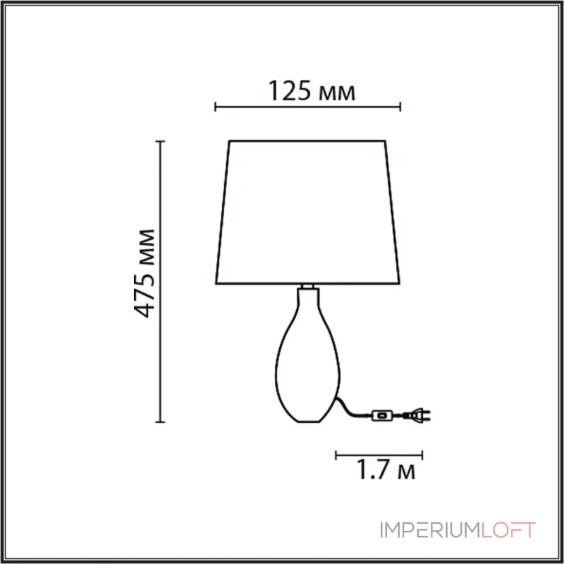 Настольная лампа Lumion Moderni 5448/40L от ImperiumLoft