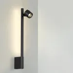 Светильник настенный диммируемый (выключатель) IP20 LED 7W+7W 4000K 220-240V FERMO 359313 OVER NT24 000 Черный от ImperiumLoft