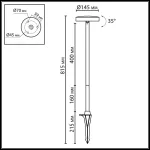 Ландшафтный светильник Odeon light Nature 7189/6GL от ImperiumLoft