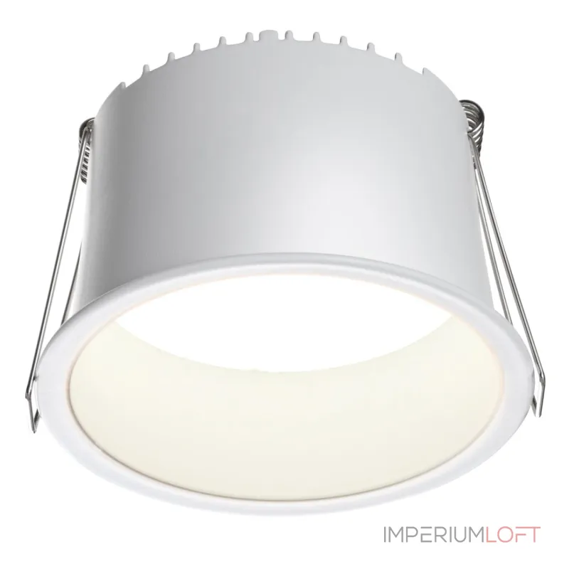 Светильник встраиваемый светодиодный Novotech SPOT NT23 282 359236 IP20 LED 12W 220V 840Лм 3000К TRAN Белый от ImperiumLoft