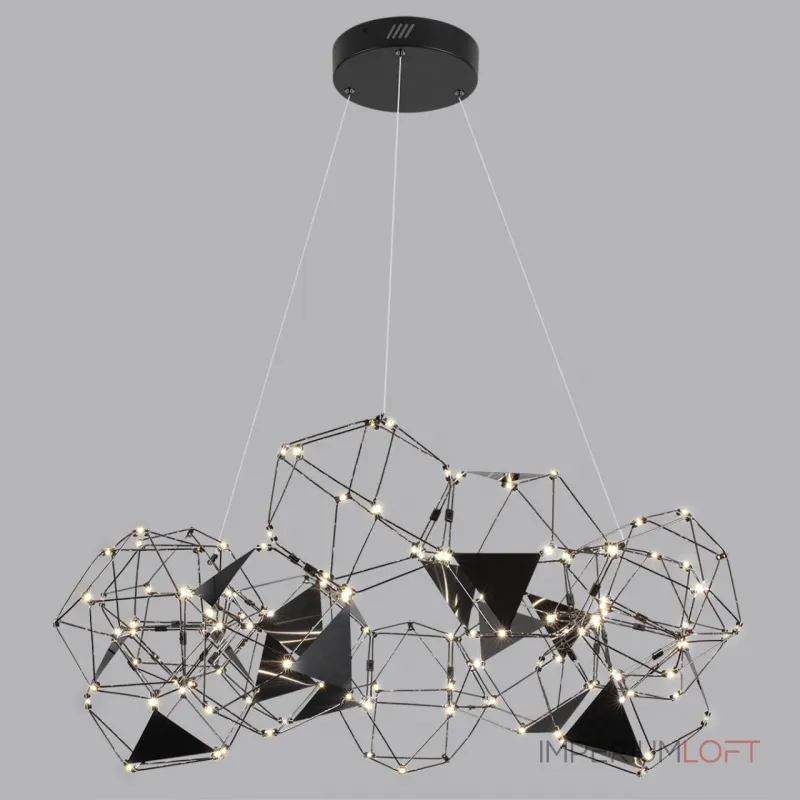 Подвесная люстра LED 56W 4000K 3360Лм TRELLIS 5087/56L L-VISION ODL25 Подвесная люстра LED 56W 4000K 3360Лм TRELLIS 5087/56L L-VISION ODL25