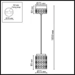 Подвесной светильник Odeon light L-vision 5453/5LA от ImperiumLoft