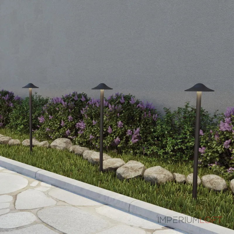 Светильник ландшафтный IP65 LED 7W 4000K 175-265V FUNG 359302 STREET NT24 000 Черный от ImperiumLoft