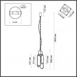Подвесной светильник Odeon Light L-vision 7066/15L