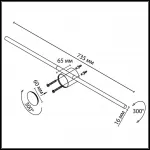 Подвесной светильник Odeon light Hightech 7104/14WL от ImperiumLoft