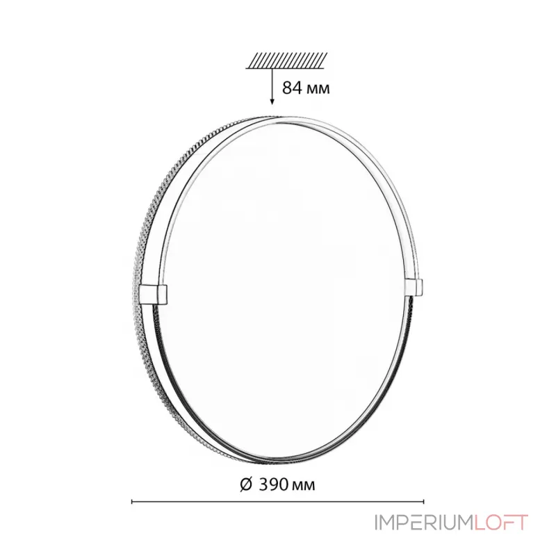Настенно-потолочный светильник Сонекс Pale 48вт ø390 8100/12C от ImperiumLoft Настенно-потолочный светильник Сонекс Pale 48вт ø390 8100/12C от ImperiumLoft