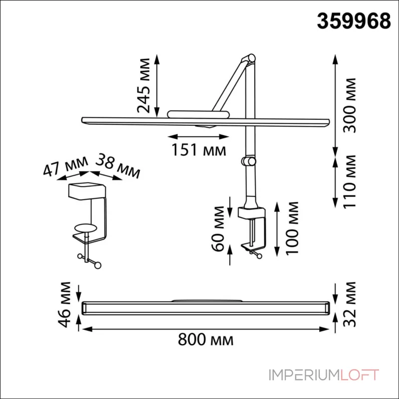 Настольная лампа Novotech Ledo 359968 от ImperiumLoft Настольная лампа Novotech Ledo 359968 от ImperiumLoft