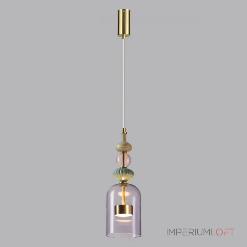 Подвесной светильник Odeon Light L-VISION ODL24 299 5045/12LA LED 12W 4000К 1400Лм PALLETA Фиолетовый