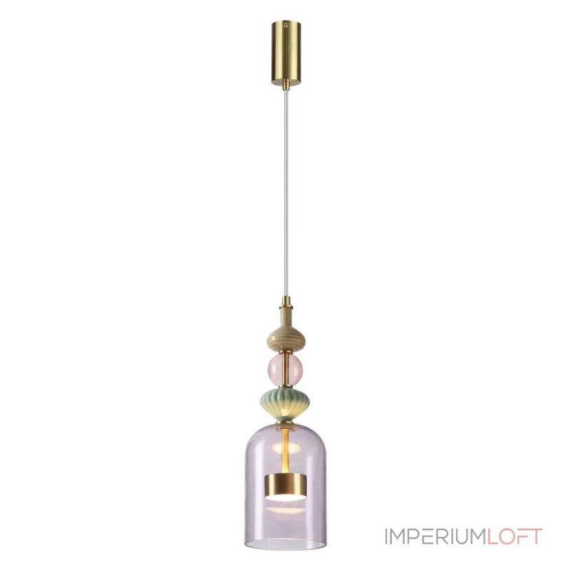 Подвесной светильник Odeon Light L-VISION ODL24 299 5045/12LA LED 12W 4000К 1400Лм PALLETA Фиолетовый