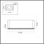 Потолочный светильник Odeon Light Hightech 8073/1F от ImperiumLoft