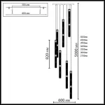 Потолочная люстра Odeon light L-vision 5456/210L от ImperiumLoft