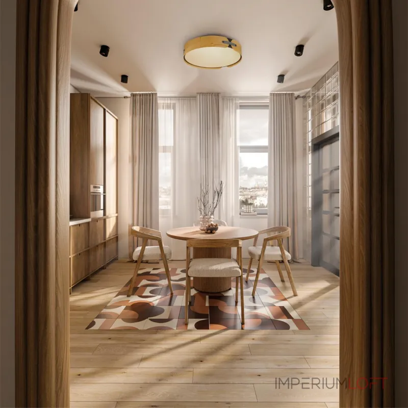 Потолочный светильник Сонекс Avra led 120вт ø700 8147/1Т от ImperiumLoft