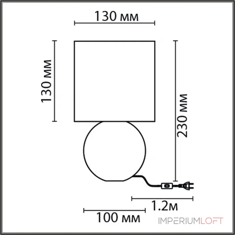 Настольная лампа Lumion Classi 6555/9C от ImperiumLoft