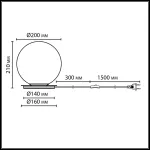 Настольный светильник Odeon Light Magia 7109/1TL от ImperiumLoft