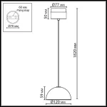 Подвесной светильник Odeon light L-vision 5453/6L от ImperiumLoft