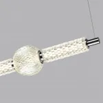 Подвесной светильник Odeon Light L-VISION ODL24 467 5007/28L LED 28W 4000K 2089лм CRYSTAL Хром