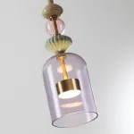 Подвесной светильник Odeon Light L-VISION ODL24 299 5045/12LA LED 12W 4000К 1400Лм PALLETA Фиолетовый