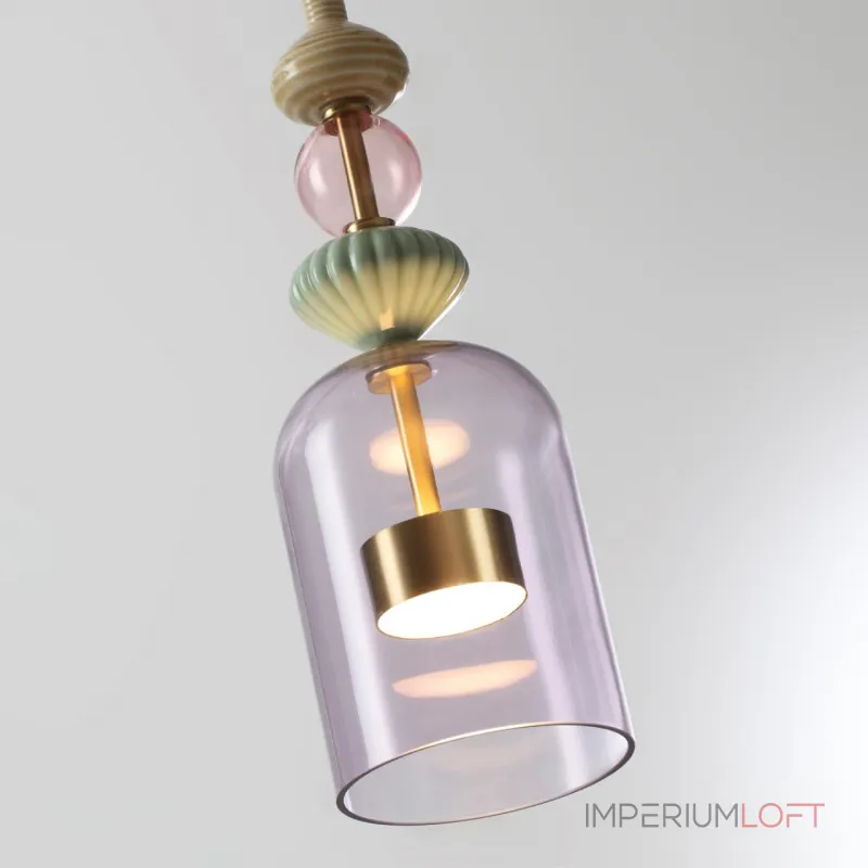 Подвесной светильник Odeon Light L-VISION ODL24 299 5045/12LA LED 12W 4000К 1400Лм PALLETA Фиолетовый