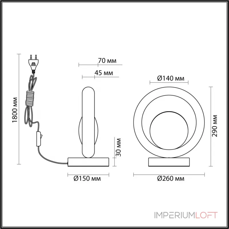 Настольная лампа Odeon Light Hall 7071/8WL от ImperiumLoft Настольная лампа Odeon Light Hall 7071/8WL от ImperiumLoft