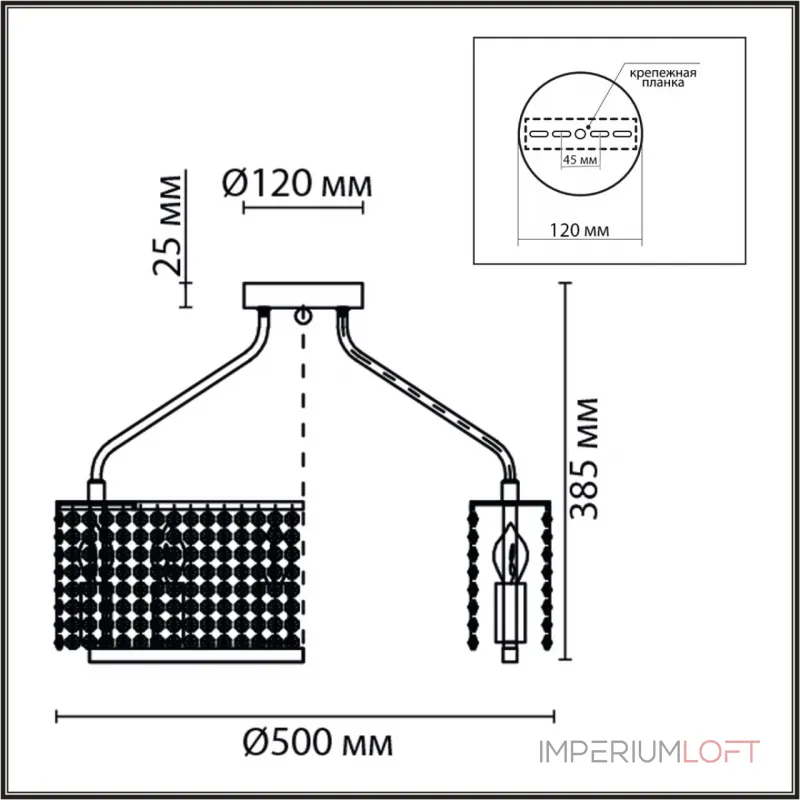 Потолочная люстра Lumion Classi 8244/6C Потолочная люстра Lumion Classi 8244/6C