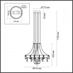 Подвесная люстра Odeon Light Classic 7000/35L