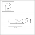 Настенный светильник Odeon Light Nature 7770/56L от ImperiumLoft