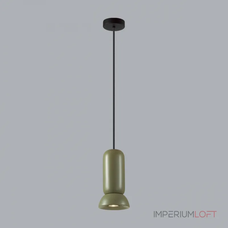 Подвесной светильник Odeon Light PENDANT ODL24 315 5054/1B GU10 LED 4W KERAMA Зелёный