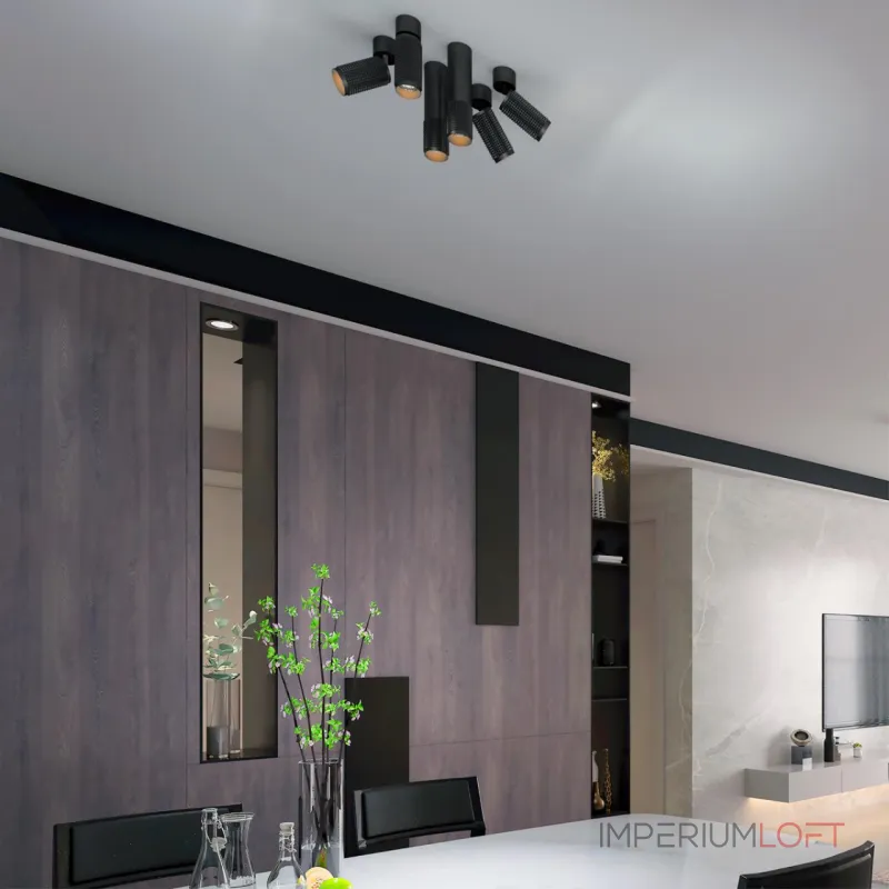 Светильник накладной IP20 GU10 50W 220V MAIS 370757 OVER NT21 244 Черный от ImperiumLoft Светильник накладной IP20 GU10 50W 220V MAIS 370757 OVER NT21 244 Черный от ImperiumLoft