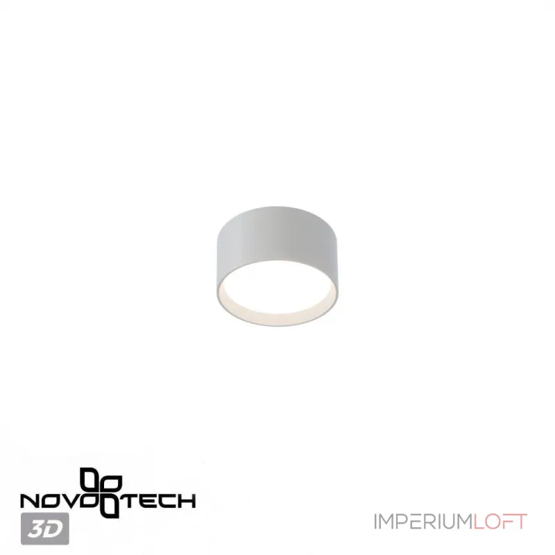 Светильник накладной светодиодный с переключателем цветовой температуры Novotech Over 359596 от ImperiumLoft